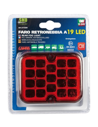 FANALE RETRONEBBIA LED 12/24V 41509 LAMPA