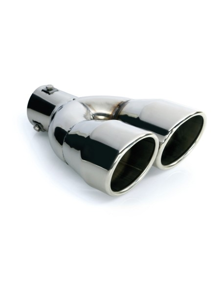 CODINO TERMINALE MARMITTA TS-22 ACCIAIO INOX DIAM.36-48MM 60076 LAMPA