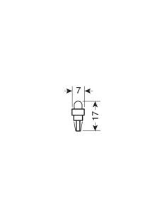 SET 5 LAMPADINA T5 A LED 5MM PER CRUSCOTTO, BLU 58480 LAMPA 2