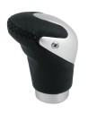 Pomelli in pelle e alluminio