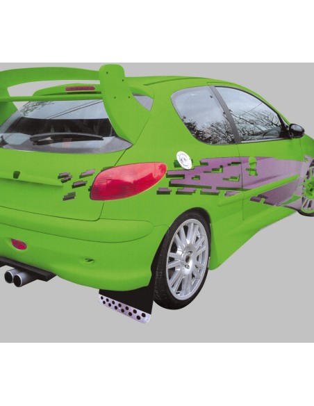 COPPIA PARASPRUZZI RALLY NERO 12991 LAMPA