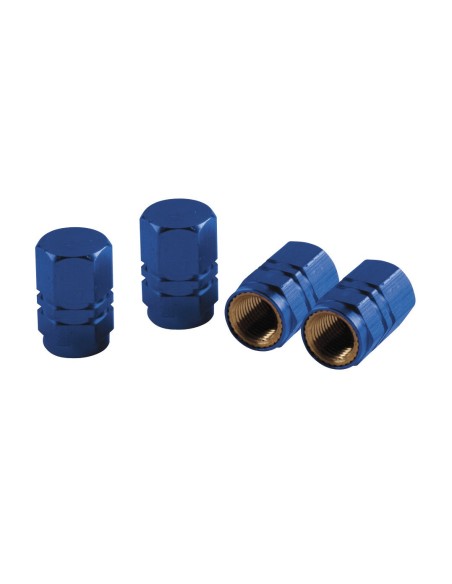 KIT 4 TAPPI COPRIVALVOL.SPORT-CAP EXAGONAL BLU 02504 LAMPA