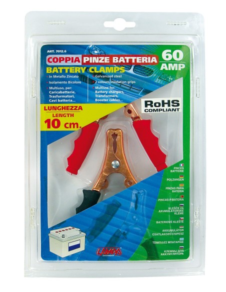 SERIE PINZE CARICABATTERIA 60 A 70126 LAMPA