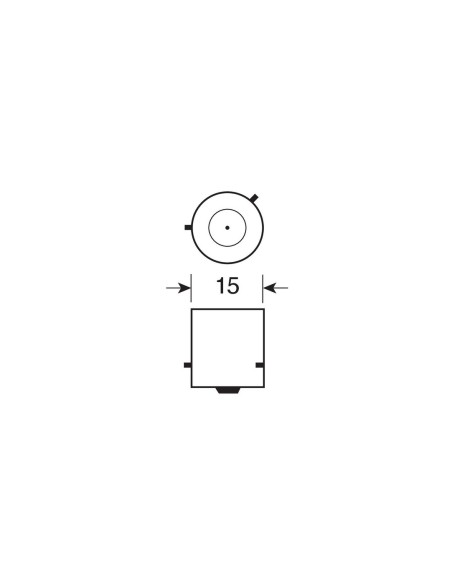 LAMPADINA MULTILED PY21W ARANCIONE ATTACCO BAU15S 58371 LAMPA