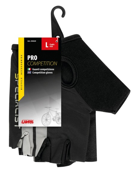 GUANTI PRO COMPETITION L NERO/GRIGIO 94029 LAMPA