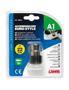 ACCENDISIGARI EUROPA 12V ILL. 39072 LAMPA 2