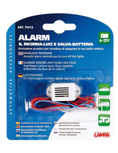 Alarm il ricorda-luci 6-12V