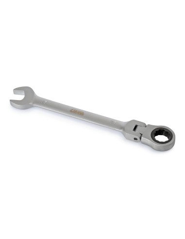 Chiave combinata con cricchetto snodato - 17 mm