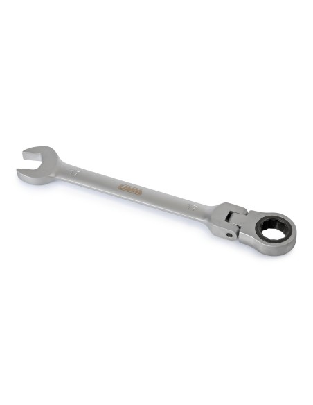 Chiave combinata con cricchetto snodato - 17 mm