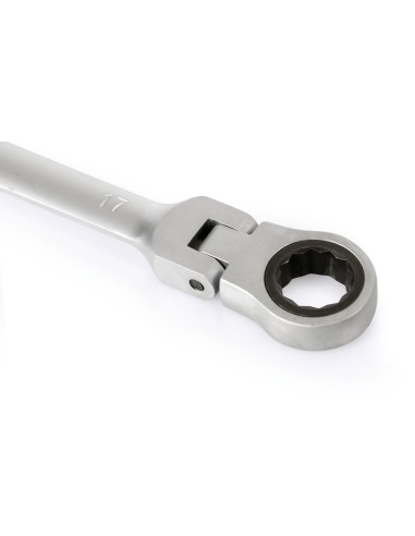 Chiave combinata con cricchetto snodato - 17 mm