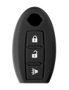 Cover per chiavi auto, 1 pz, colore nero
