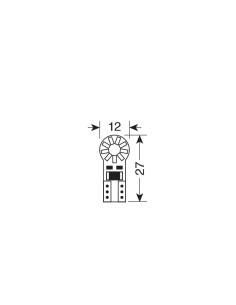 CP.LAMPADE T10 18SMD 12V 2
