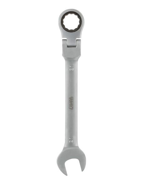 Chiave combinata con cricchetto snodato - 21 mm