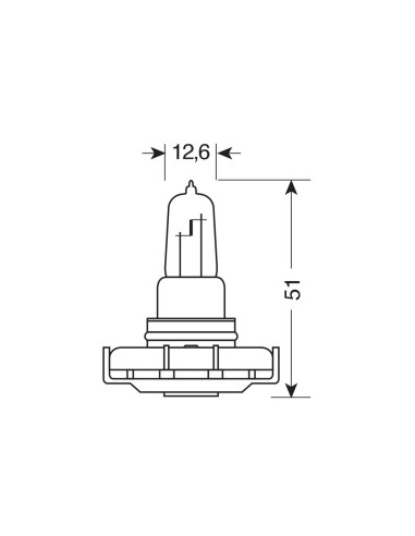 LAMPADINE PSX24W 12V24W BLUE-XE (PG20/7) - 2 PEZZI