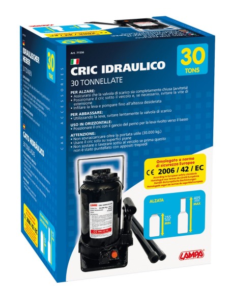 CRIC IDRAULICO 300 Q.LI (TUV)
