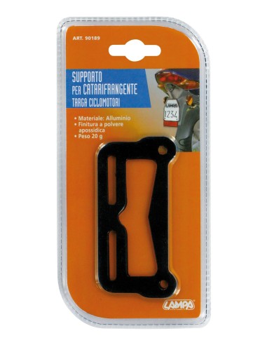 Supporto per catarifrangente targa ciclomotori