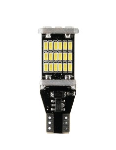 12V Led series - 45 Led SMD - (W16W) - W2,1x9,5d - 2 pz  - Scatola - Bianco - Doppia polarità 2