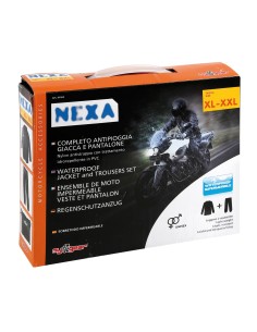 Nexa, completo antipioggia giacca e pantalone - 2 (XL-XXL)