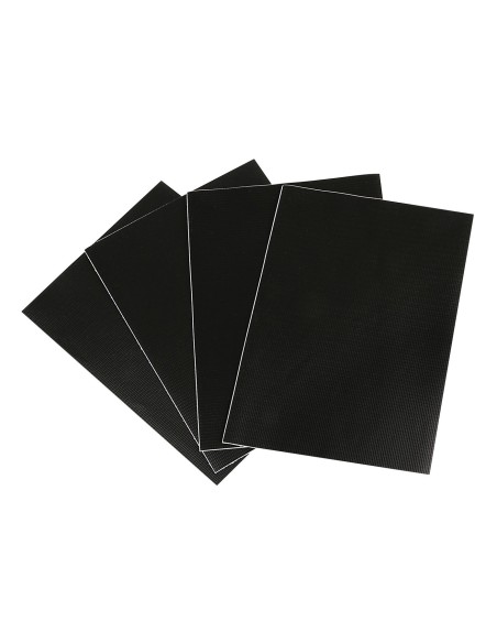 Set 4 pezze adesive per teloni camion - Nero