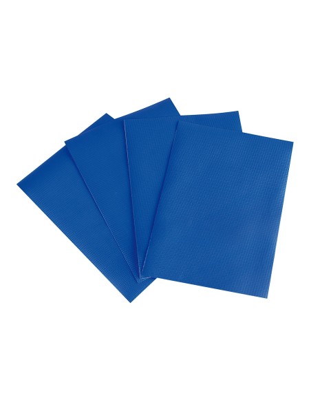 Set 4 pezze adesive per teloni camion - Blu