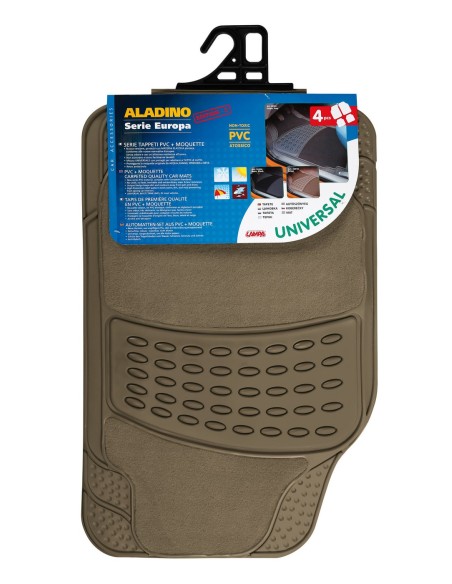Aladino edition 2, serie tappeti universali 4 pezzi - Beige