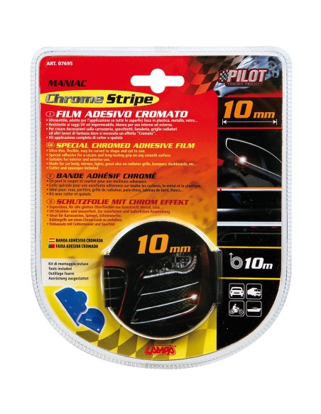 Maniac-Chrome Stripe - 10 m - 10 mm