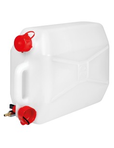 Tanica in polietilene con rubinetto in metallo - 20 L - Orizzontale