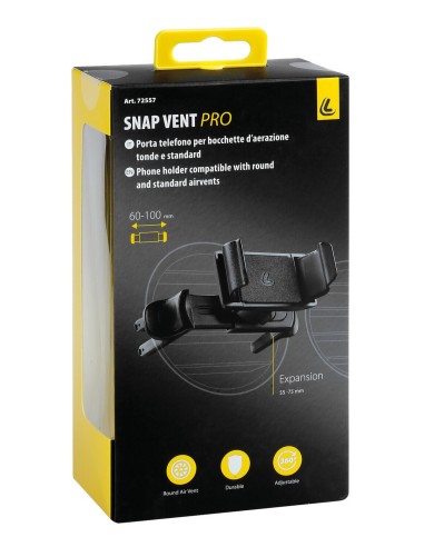 Snap Vent Pro, porta telefono per bocchette aerazione standard e rotonde