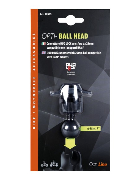 Titan Ball Head, Connettore DuoLock con sfera da 25 mm / 1”