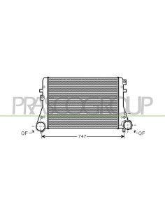 RADIATORE INTERCOOLER GOLF V -AUDI A3 '03 in poi