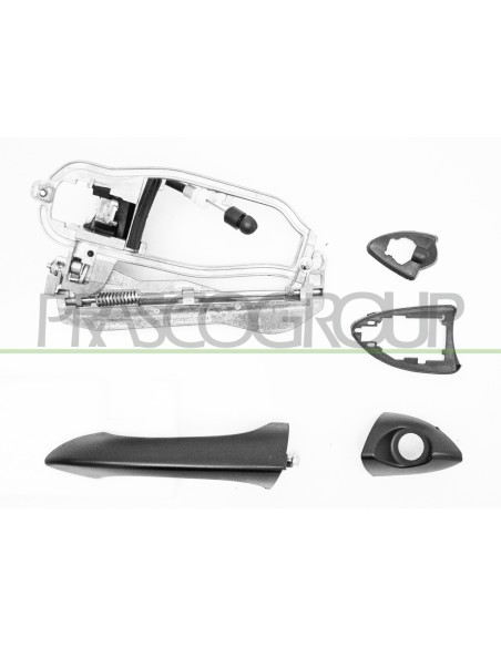 MANIGLIA ANTERIORE SINISTRA ESTERNA COMPLETA DI BASE CON PRIMER CON FORO NOTTOLINO BMW X5 E53 Mod. 05-00 - 12-06
