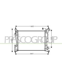 RADIATORE FIAT PUNTO Mod. 02-12 - 12-17