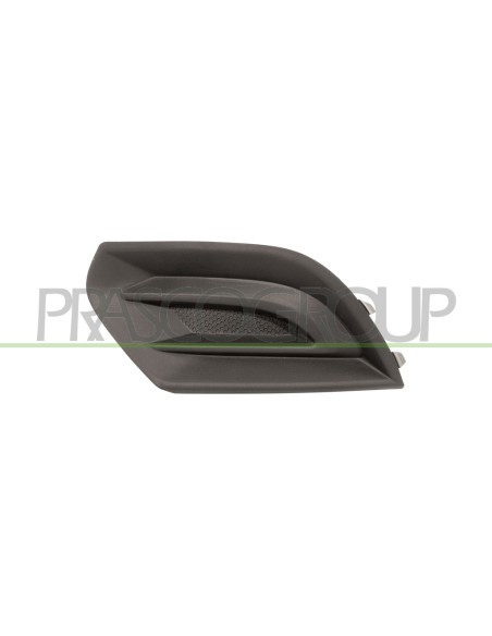 GRIGLIA SINISTRA PARAURTI ANTERIORE NERA GOFFRATA OPEL-VAUXHALL CORSA E Mod. 01-15 - 11-19