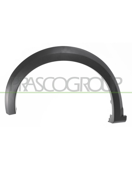 PARAFANGHINO ANTERIORE SINISTRO NERO GOFFRATO CON CLIPS CON BIADESIVO