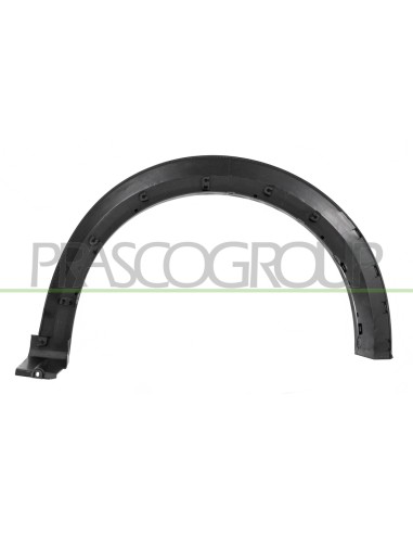 PARAFANGHINO ANTERIORE SINISTRO NERO GOFFRATO CON CLIPS CON BIADESIVO