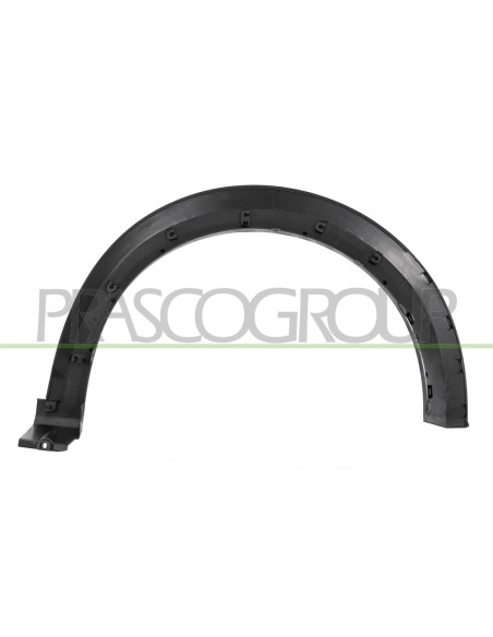 PARAFANGHINO ANTERIORE SINISTRO NERO GOFFRATO CON CLIPS CON BIADESIVO