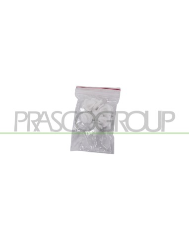 PARAFANGHINO ANTERIORE SINISTRO NERO GOFFRATO CON CLIPS CON BIADESIVO