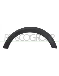 PARAFANGHINO POSTERIORE SINISTRO NERO GOFFRATO CON CLIPS CON BIADESIVO