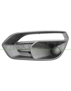GRIGLIA SINISTRA PARAURTI ANTERIORE NERA GOFFRATA SENZA SEDE FENDI CON SEDE LUCE DIURNA IVECO DAILY Mod. 11-19 - 05-24