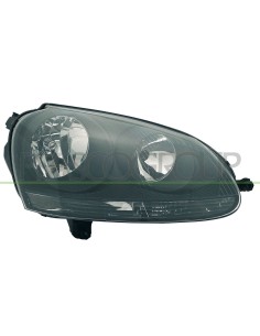 FARO FANALE PROIETTORE ANTERIORE VOLKSWAGEN GOLF V 2003 PARAB. NERA DX DEPO 39670