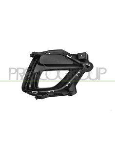 GRIGLIA SINISTRA PARAURTI ANTERIORE NERA LUCIDA CON SEDE FENDI MG ZS Mod. 11-21 - 11-24 2