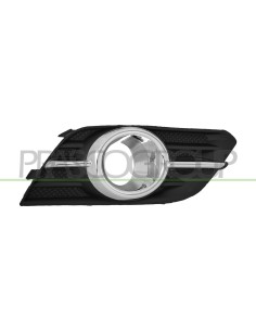 GRIGLIA DESTRA PARAURTI ANTERIORE NERA CON SEDE FENDI CON MODANATURA CROMATA OPEL-VAUXHALL MOKKA Mod. 01-13 - 03-16