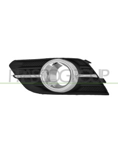 GRIGLIA SINISTRA PARAURTI ANTERIORE NERA CON SEDE FENDI CON MODANATURA CROMATA OPEL-VAUXHALL MOKKA Mod. 01-13 - 03-16
