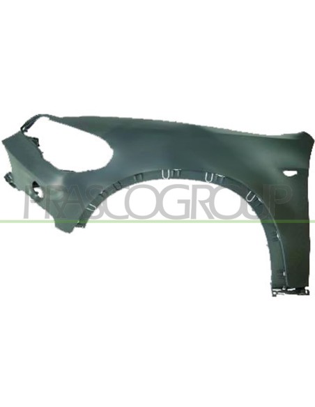 PARAFANGO ANTERIORE SINISTRO PLASTICA CON FORI LUCCIOLA E MODANATURA BMW X5 E70 Mod. 01-07 - 03-10