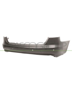 PARAURTI POSTERIORE CON PRIMER CON FORI PDC+SUPPORTI CON TAPPO COPRI GANCIO MOD. 4 PORTE AUDI A4 (B8) Mod. 01-12 - 04-15