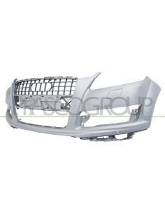 PARAURTI ANTERIORE CON PRIMER CON FORI PDC+SUPPORTI CON LAVAFARI CON TAPPI LAVAFARI AUDI Q7 Mod. 07-09 - 05-15