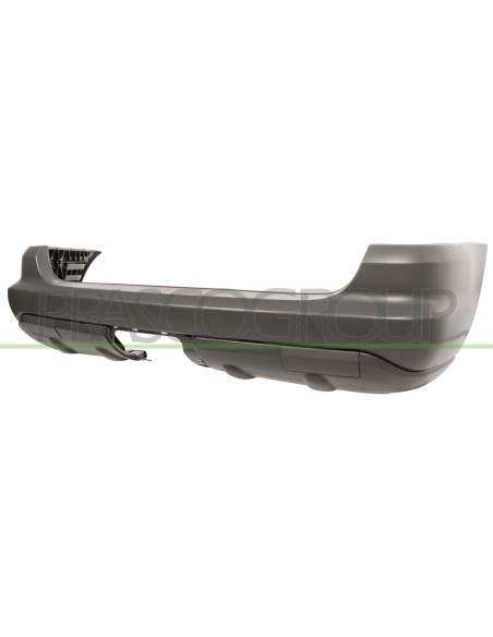 PARAURTI POSTERIORE CON PRIMER SENZA FORI PDC CON 2 TAPPI COPRI GANCIO MERCEDES ML CLASS (W163) Mod. 01-02 - 12-05