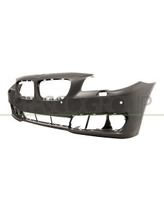 PARAURTI ANTERIORE CON PRIMER CON FORI PDC+SUPPORTI CON FORI LAVAFARI BMW 5 SERIES F10-F11 LCI Mod. 07-13 - 08-16