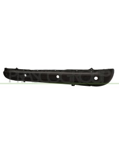PARAURTI POSTERIORE NERO GOFFRATO CON TAPPO COPRI GANCIO CON FORI PDC PEUGEOT PARTNER Mod. 06-15 - 02-18