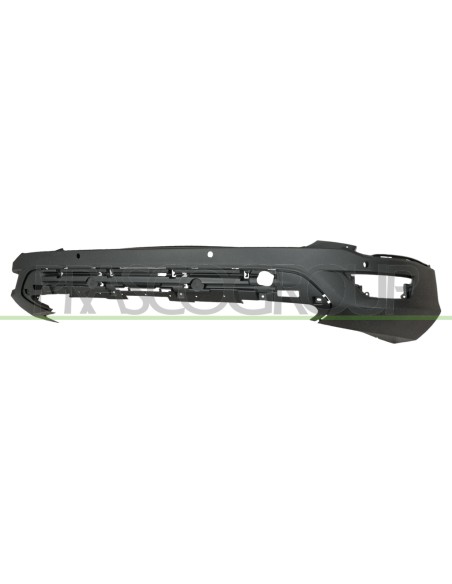 PARAURTI POSTERIORE NERO GOFFRATO CON FORI PDC+SUPPORTI FORD KUGA Mod. 01-13 - 08-16